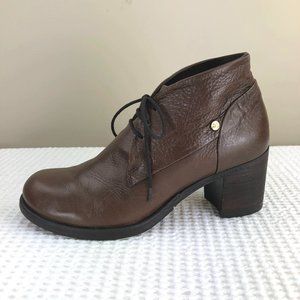 MARE luxe Italian leather lace up booties